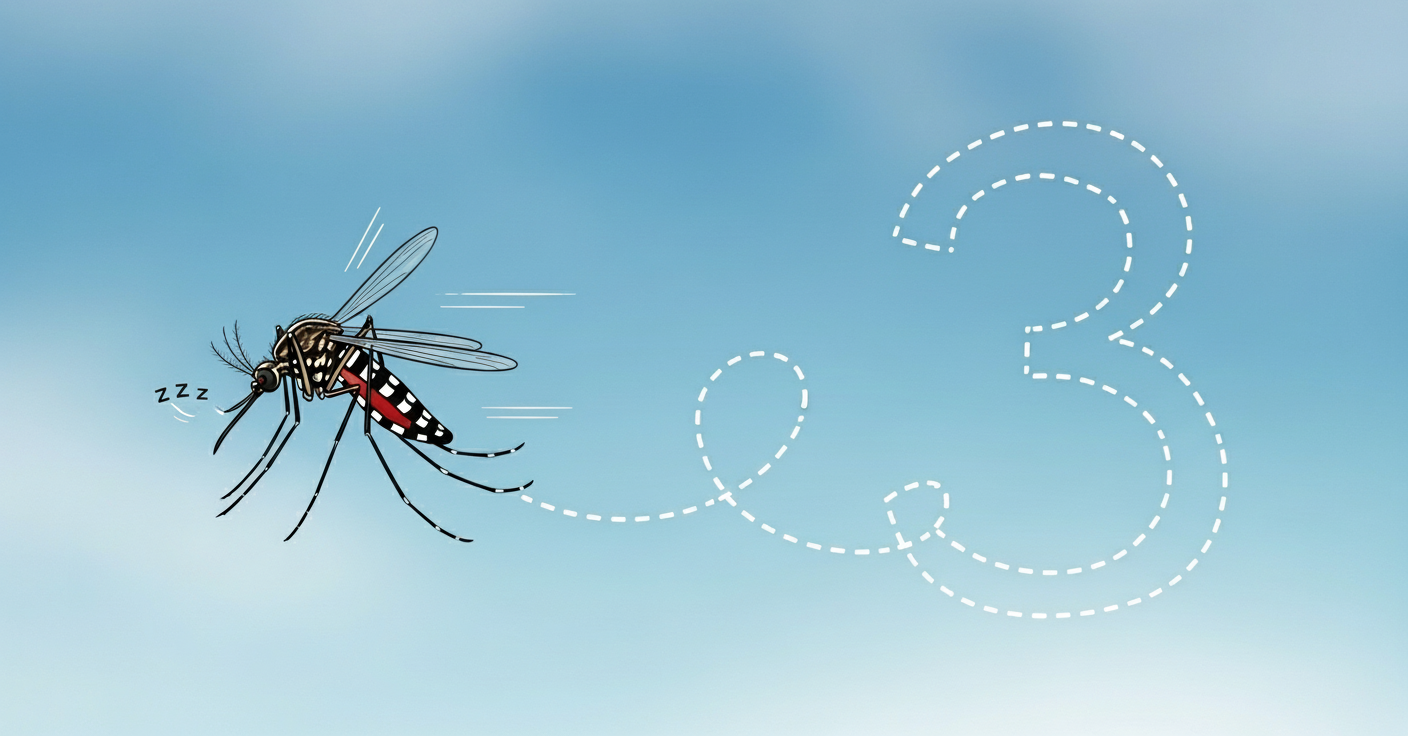 Illustration: The mosquito's path Z